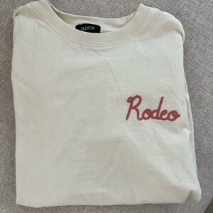 Wildfox rodeo cream colored t shirt